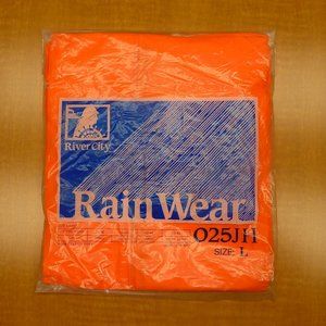 Orange Rain Jacket